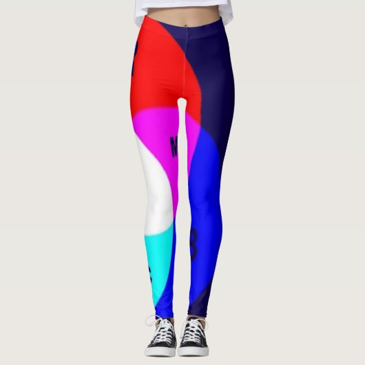 Mischfarbe Leggings (Vorderseite)