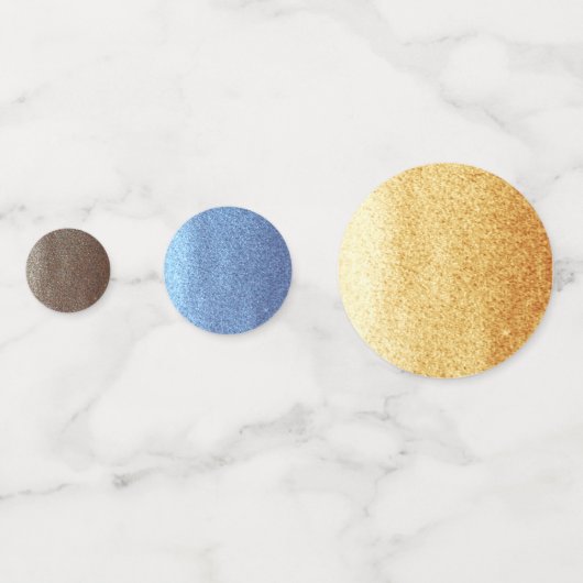 Mischfarben Konfetti (Rückseiten)