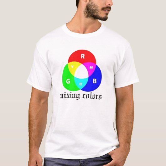 Mischfarben T-Shirt (Vorderseite)