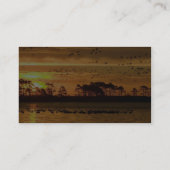 Mischfliege von Wasservögeln in Chinocoteague Visitenkarte (Rückseite)