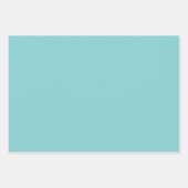 Mischfolie Rosa - Blau - Türkis Geschenkpapier Set (Vorderseite)