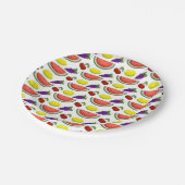 Mischfrucht-Papier-Teller Pappteller (Schrägansicht)