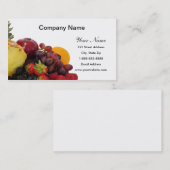 Mischfrucht-Visitenkarten Visitenkarte (Vorne/Hinten)