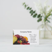 Mischfrucht-Visitenkarten Visitenkarte (Stehend Vorderseite)