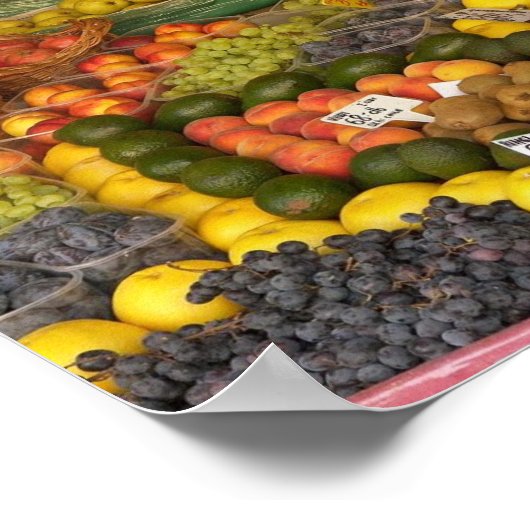 Mischfruchtplakat Poster (Ecke)