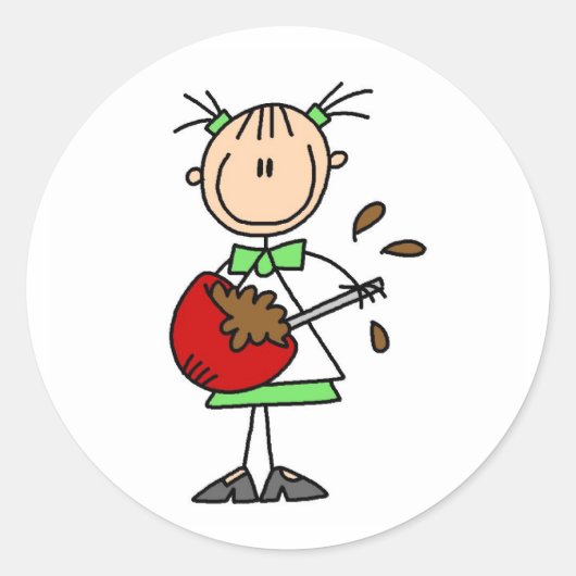 Mischfutteraufkleber Runder Aufkleber (Vorderseite)