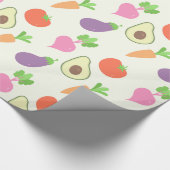 Mischgemüsemuster Geschenkpapier (Ecke)