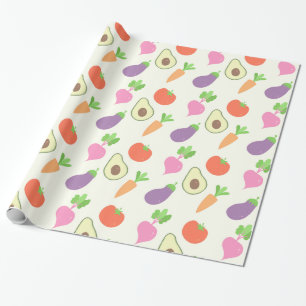 Mischgemüsemuster Geschenkpapier