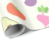 Mischgemüsemuster Geschenkpapier (Rolleneckpunkt)