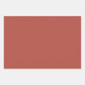 Mischhüllen Terracotta - Camel - Grau Geschenkpapier Set (Vorderseite)