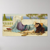 Mischief and Repose by John Godward Poster (Vorne)