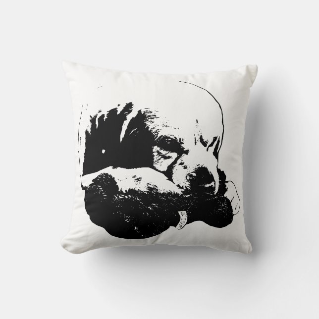 Mischief bei der Erholung Kissen (Vorderseite)