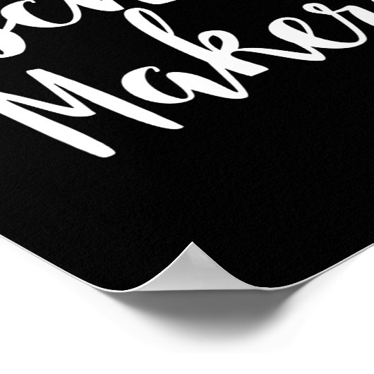 Mischief Maker - Pular Funny Quote  Poster (Ecke)