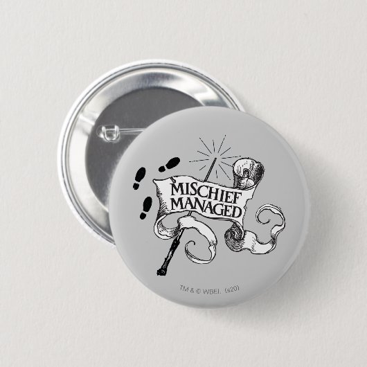 Mischief Managed Button (Vorne & Hinten)