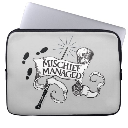 Mischief Managed Laptopschutzhülle (Vorderseite)