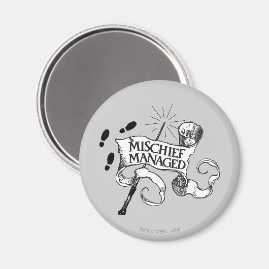 Mischief Managed Magnet (Vorderseite/Rückseite)