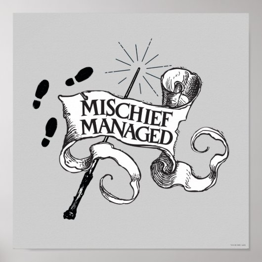 Mischief Managed Poster (Vorne)