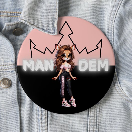 Mischief - Mandem Collection - SVBK - SILVERBCKK T Button (Beispiel)