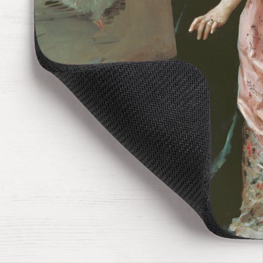 Mischief Modellweibchen (Raimundo de Madrazo) Mousepad (Ecke)