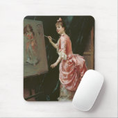 Mischief Modellweibchen (Raimundo de Madrazo) Mousepad (Mit Mouse)