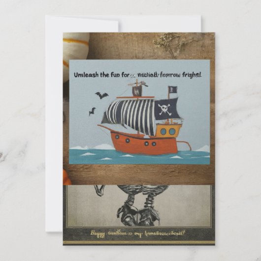 Mischief Night Einladung (Vorderseite)