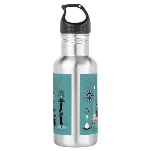 Mischief/Rotkehlchen III Edelstahlflasche (Rückseite)