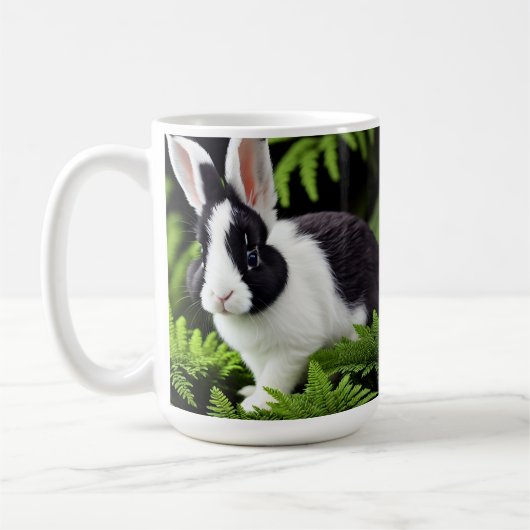 Mischief the Black and White Bunny, Tasse (Links)