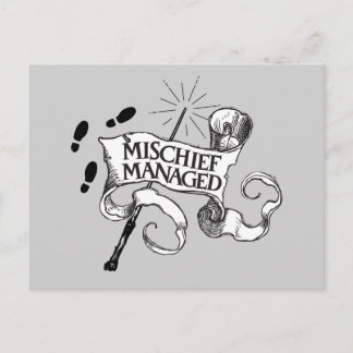 Mischief verwaltet einladungspostkarte
