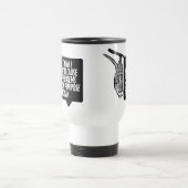 Mischievous Budgie | Bird Spaß Reisebecher (Mittel)