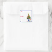 Mischievous Cat Holiday Stickers (Tasche)