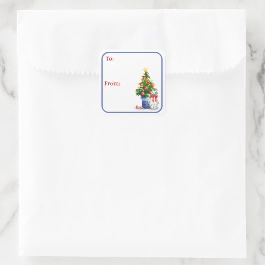 Mischievous Cat Holiday Stickers (Tasche)