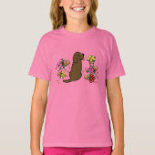Mischievous Chocolate Labrador T-Shirt (Vorderseite)