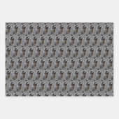 Mischievous Raccoon Geschenkpapier Set (Vorderseite 2)