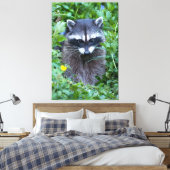 Mischievous Raccoon Leinwanddruck (Insitu (Schlafzimmer))