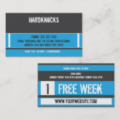 MischKampfkunst-Visitenkarte-freie Wochen-Karte Visitenkarte (Vorne/Hinten)