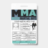 MischKampfkünste Ausweis (Rückseite)