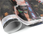 MischKampfkünste - ein Tritt zum Kopf Geschenkpapier (Rolleneckpunkt)