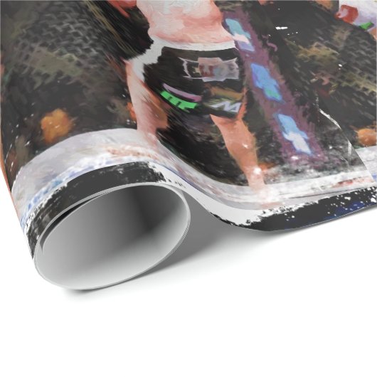 MischKampfkünste - ein Tritt zum Kopf Geschenkpapier (Rolleneckpunkt)