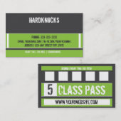 Mischklassen-Durchlauf-Karte der Treuekarte (Vorne/Hinten)