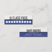 Mischklassen-Durchlauf-Karte der Treuekarte (Vorne/Hinten)