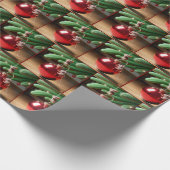 Mischköstliche Mäuse auf einem Weihnachtsgeschenk Geschenkpapier (Ecke)