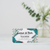 Mischkrautgewürz-Kochs-Catering-Geschäftskarten Visitenkarte (Stehend Vorderseite)