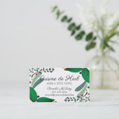 Mischkrautgewürz-Kochs-Catering-Geschäftskarten Visitenkarte (Stehend Vorderseite)