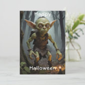 Mischling Goblin Lurking in einem Spuk Wald Einladung (Stehend Vorderseite)