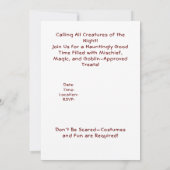 Mischling Goblin Lurking in einem Spuk Wald Einladung (Rückseite)