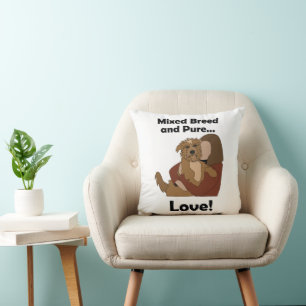 Mischlingshund gemischte Rasse Pure Love Haustier Kissen