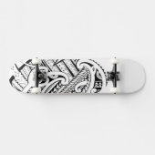 MischMaoristyle Stammes- Entwurf skateboarddeck (Horizontal)