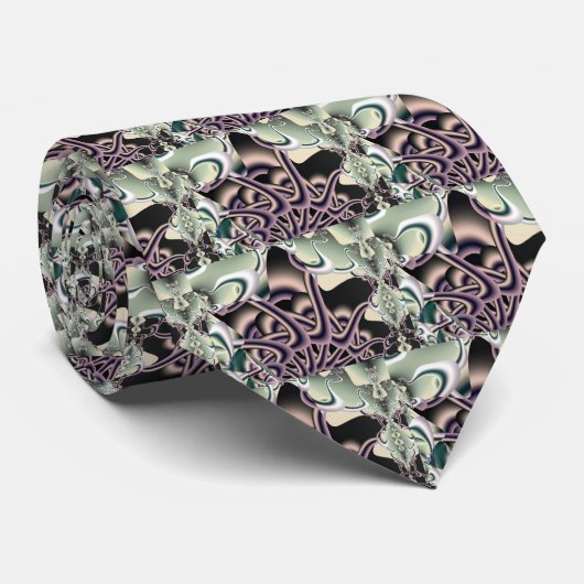 Mischmaschinen-Fraktal-Krawatte Krawatte (Gerollt)
