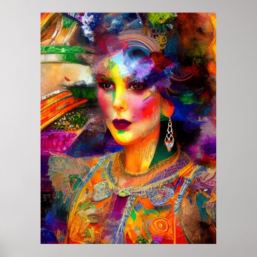 Mischmedien für Frauen Poster (Vorne)