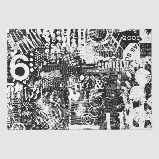 Mischmedien für Möbeldekoupage oder Collage Seidenpapier (Vorderseite)